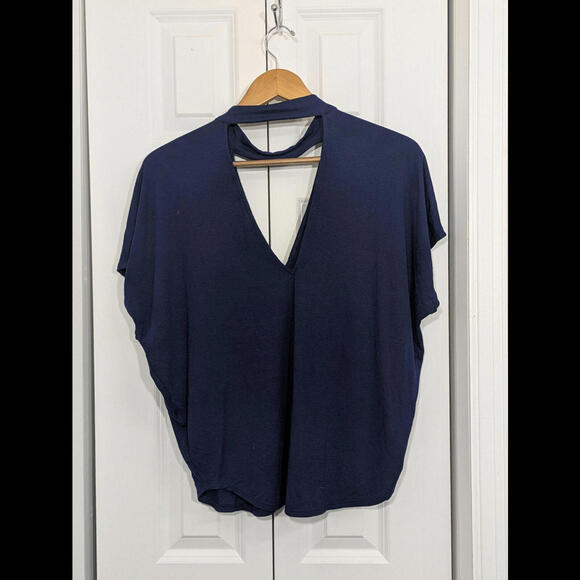 Express NWT Women's Size Small Blue Shirt Top Beach - Picture 3 of 5